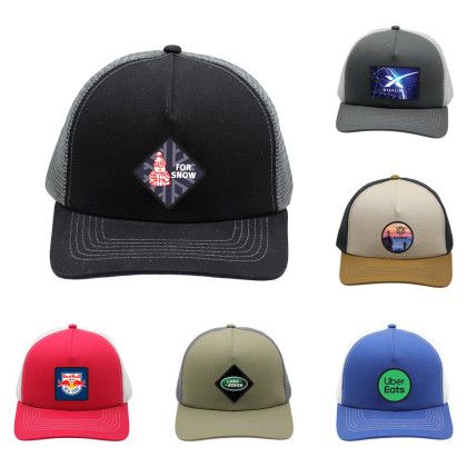 Custom Mesh Hype Trucker, Patch - Full Color Digital - All Colors 