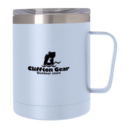 Imprinted Logo Concord Mug - Light Blue 