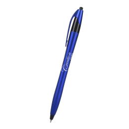 Custom Dart Pen with Metallic Design - Blue 