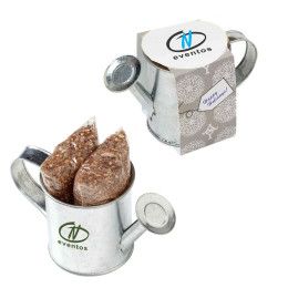 Custom Custom Seed Sensations Watering Can Planter With Holiday Wrapper - Clear Custom Custom Seed Sensations Watering Can Planter With Holiday Wrapper - Clear