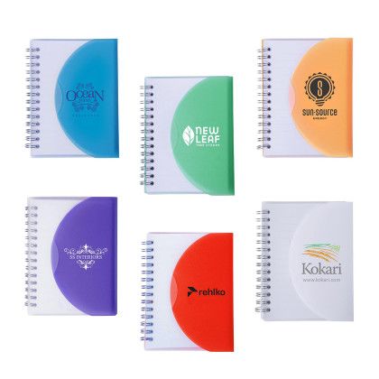 Custom Two-Tone 4" x 5" Spiral Notebook - All colors