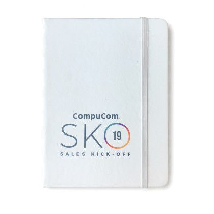 Custom JORNIKOLOR Soft Touch 5 "x 7" Journal - White