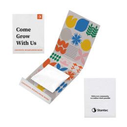 Custom Custom Seed Matchbook - White