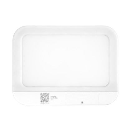 Custom Full Page Magnifier With Lights - White Back View