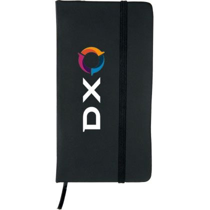 Custom Full Color Soft Touch 3" x 6" Junior Journal - Black