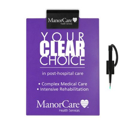 Custom Letter Clipboard with Pen - Violet Custom Letter Clipboard with Pen - Violet