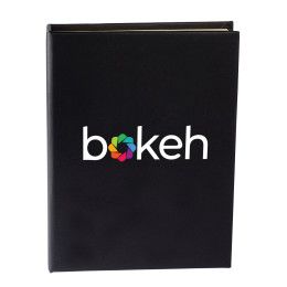 Custom Full Color Sticky Notebook - Black