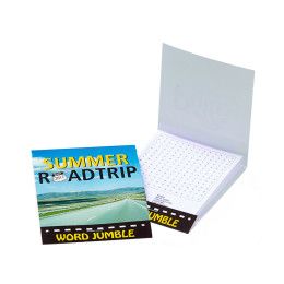 Custom Word Jumble to Go Booklet - Multicolor