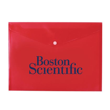 Custom Letter Size Document Envelope - Translucent_Red