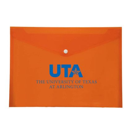 Custom Letter Size Document Envelope - Translucent_Orange