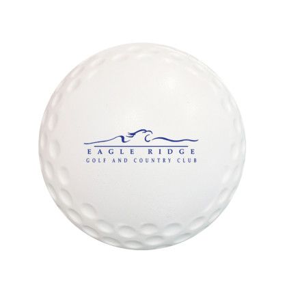 Custom Golf Ball Stress Reliever - White