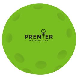 Custom Pickle Ball Stress Ball - Lime Green