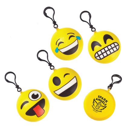 Custom 2-3/4" Squishy Emoji Clip-Ons - Yellow