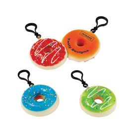 Custom 2 3/4" Squishy Donut Clip-Ons - Assorted 