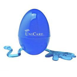 Custom Sticky Hand & Egg - Blue