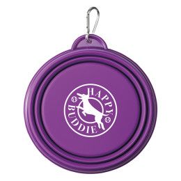 Logo Pet 7" Collapsi-Bowl  - Purple