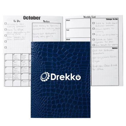 Custom 8" x 10" Crocodile Calendar - Blue