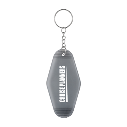 Custom Motel Style Keychain - Smoke