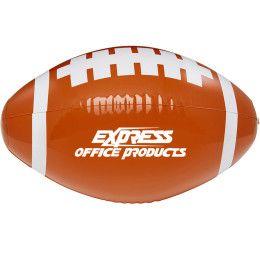 Custom 16" Inflatable Football Beach Ball - Brown/white