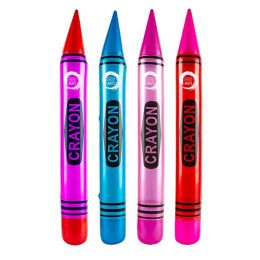 Custom 46" Crayon Inflate - Multicolor