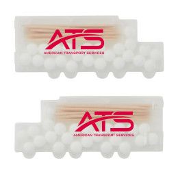 Custom Tractor-Trailer Mints & Picks - Frost/Frosted clear