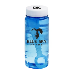 Custom Translucent 4 oz. Bubbles Imprinted on Cap - Blue 