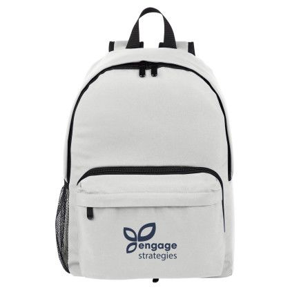 Custom Hampton Eco Friendly 2-in-1 Backpack - Platinum 