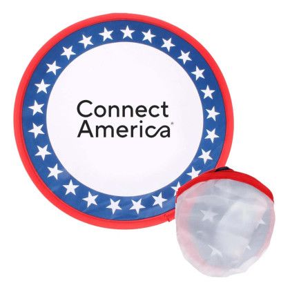 Custom Patriotic Fold Up Flyer with case - Red/white/blue