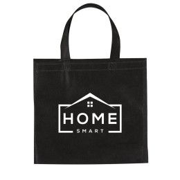 Custom Non-Woven Mini Shopper Tote Bag - Black