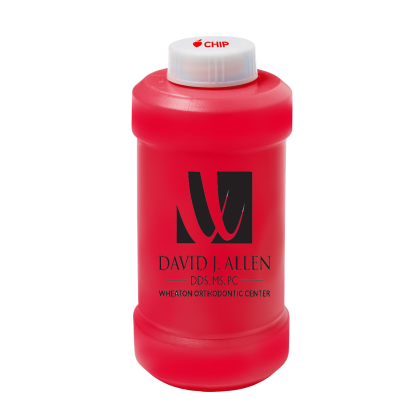 Custom 8 oz. Bubbles Imprinted on Cap - Red Custom 8 oz. Bubbles Imprinted on Cap - Red