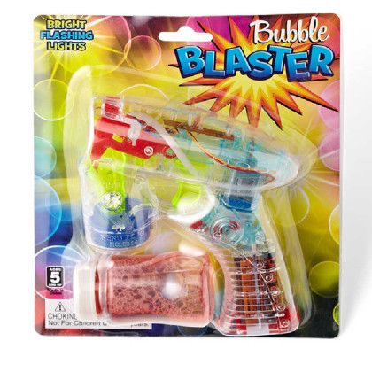 Custom Light-Up Bubble Blaster - Packaging View
