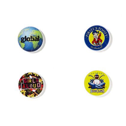 Custom Full Color Digitally Printed All-White Incredible Expanding Flying Disc - White With logo