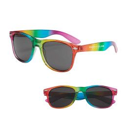 Custom Rainbow Malibu Sunglasses - Rainbow