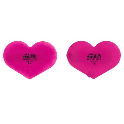 Custom Heart Mints & Picks - Translucent Pink 
