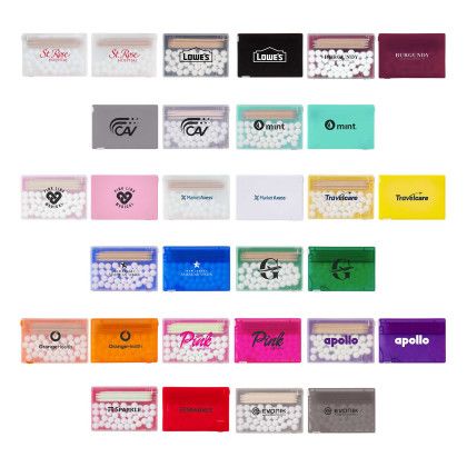 Custom Biz Card Mints & Picks - All Colors 