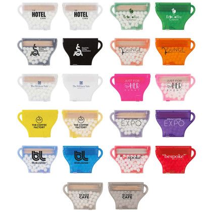 Custom Coffee Cup Mints & Picks - All Colors Custom Coffee Cup Mints & Picks - All Colors