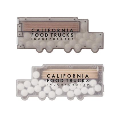 Custom Tractor-Trailer Mints & Picks - Frost/Translucent Smoke Custom Tractor-Trailer Mints & Picks - Frost/Translucent Smoke