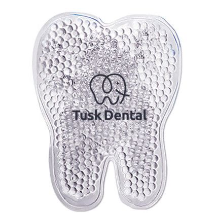 Custom Tooth Shape Hot/Cold Gel Pack - Clear
