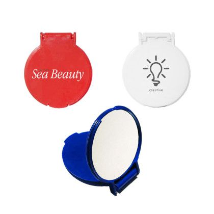 Custom Round Compact Mirror - All colors