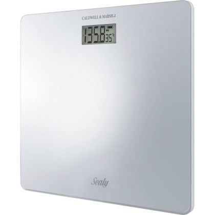 Custom Sealy Personal Digital Scale - White In Use 