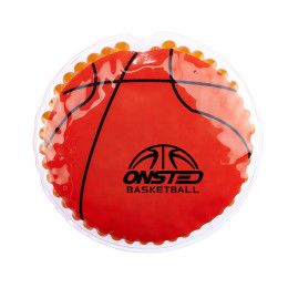 Custom Basketball Hot/Cold Gel Pack - Orange 