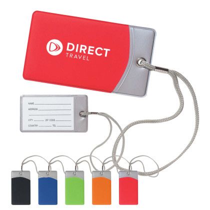 Custom Two Tone Luggage Tag - All Colors Custom Two Tone Luggage Tag - All Colors