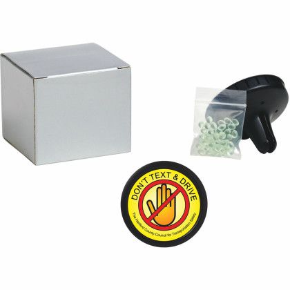 Custom Sweet Ride Auto Vent Car Air Freshener - Black Pacakging View