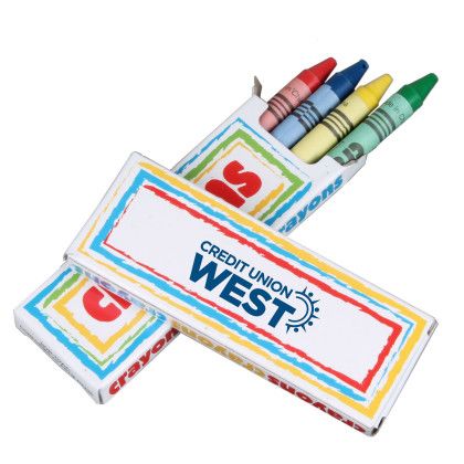 Custom 4-Pack Crayons - Multicolor