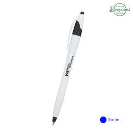 Dart Click Pen - Blue Ink - White/Black