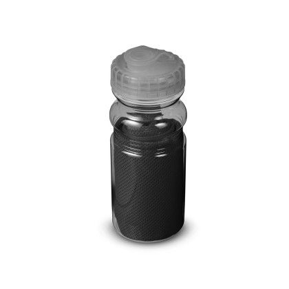 Custom Cooling Towel in a Water Bottle - Black Custom Cooling Towel in a Water Bottle - Black