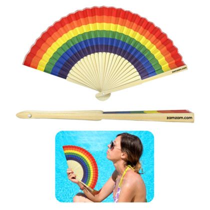 Custom Bamboo Accordion Fan Custom Bamboo Accordion Fan