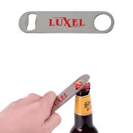 Custom Slim Bottle Opener - Silver