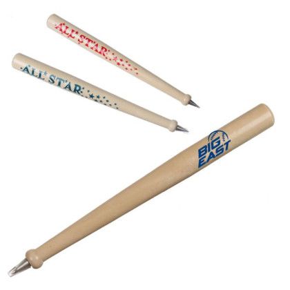 Custom Baseball Bat Pen - 7.25" Long - Assorted 