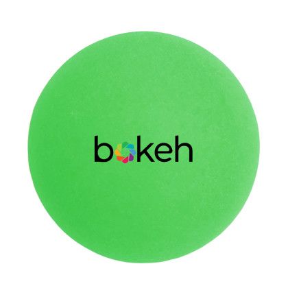Custom Full Color 40mm Color Ping Pong Ball - Green 